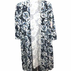 LuLaRoe Sarah Floral Duster Cardigan Top